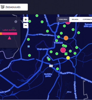 Nuo šiol Vilniaus oro kokybę bei žiedadulkių koncentraciją galima stebėti esamuoju laiku