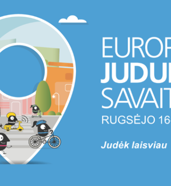 Rugsėjo 16 d. startuos jau tradicine tapusi Europos judumo savaitė