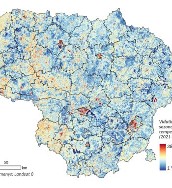 Palydoviniai duomenys padeda stebėti karščio salas miestuose