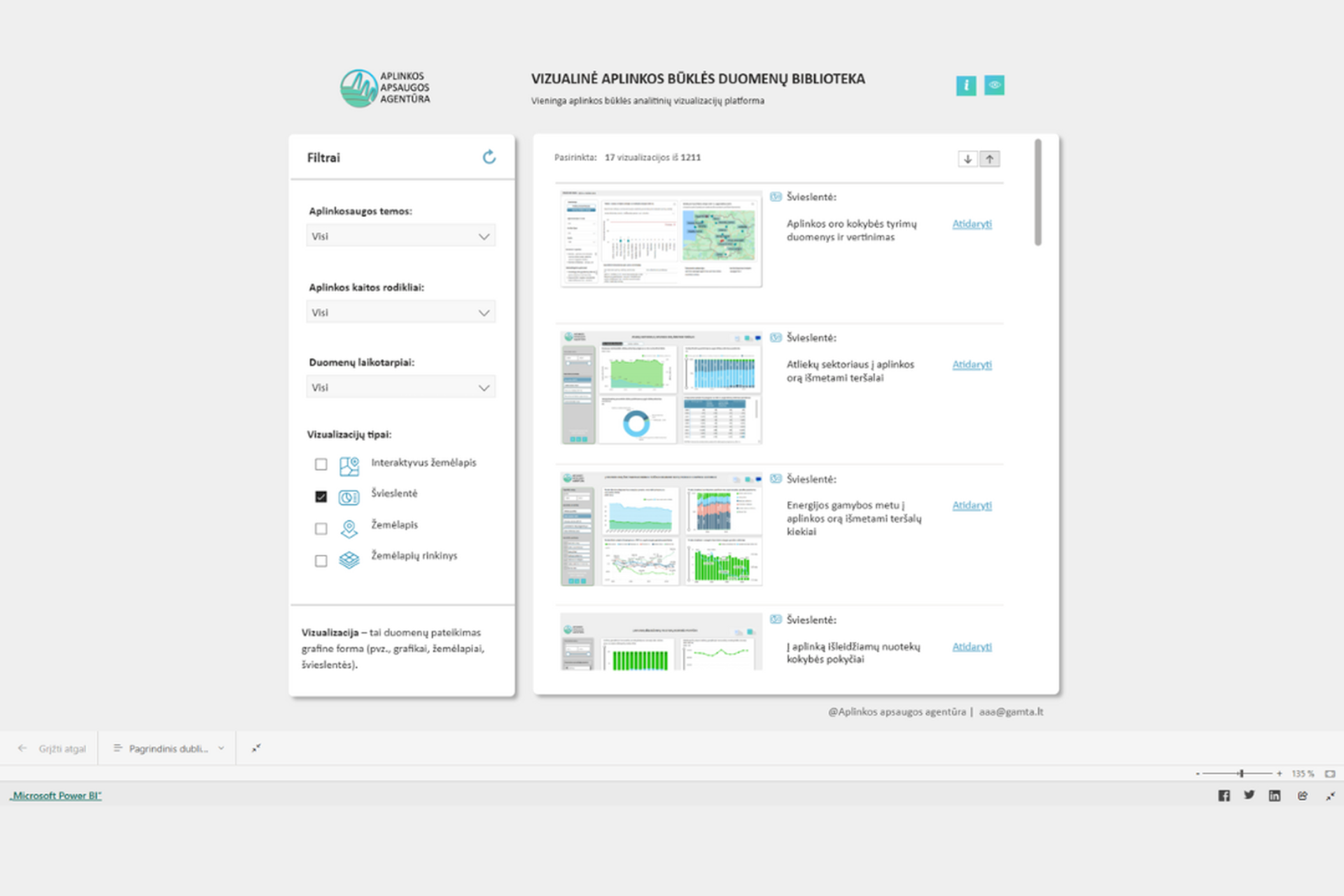 VIZUALINĖ APLINKOS BŪKLĖS DUOMENŲ BIBLIOTEKA